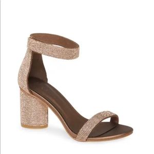 Jeffrey Campbell Laura Ankle Strap Sandal Bronze